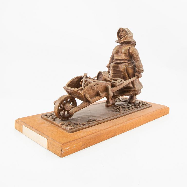 Gunnel Frieberg, skulptur signerad och numrerad 7/XX.