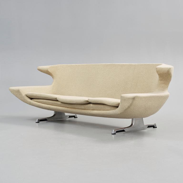 A Swedish 1960's sofa, probably by Hans Erik Johansson, Tranås, Sweden.