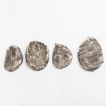 Arnaldo Pomodoro, "Sasso", 4 pcs.