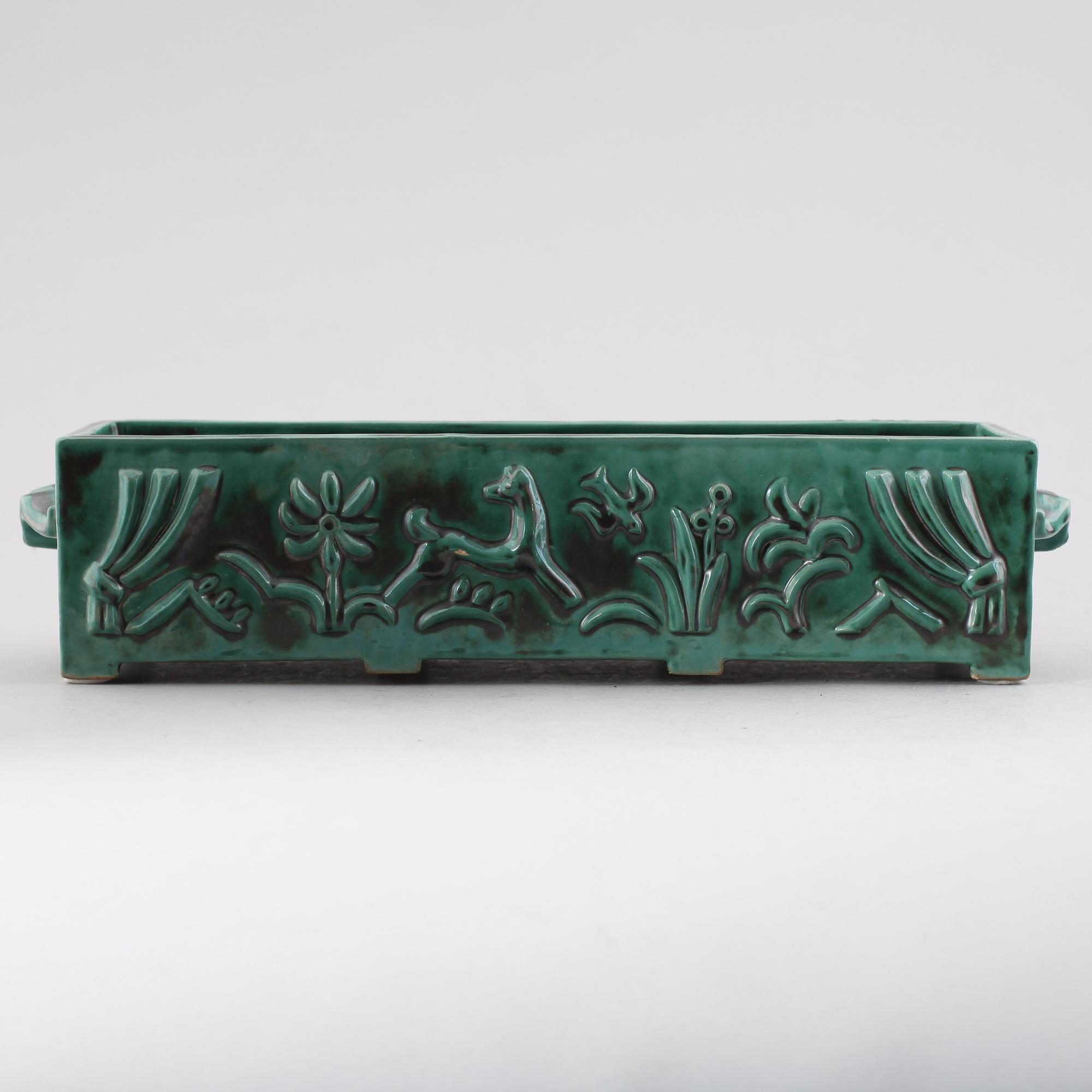 JARDINJÄR, fajans, sannolikt Edvin Ollers, St. Erik, 1920-tal.