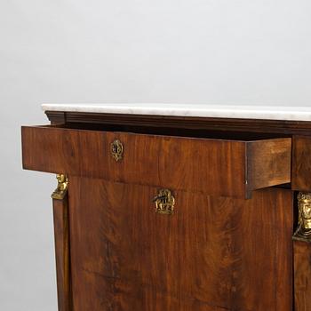 An early 19th century French Empire secretaire.