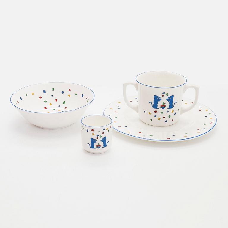 Cartier, barnservis, 4 delar porslin, "La Maison des Enfants.
