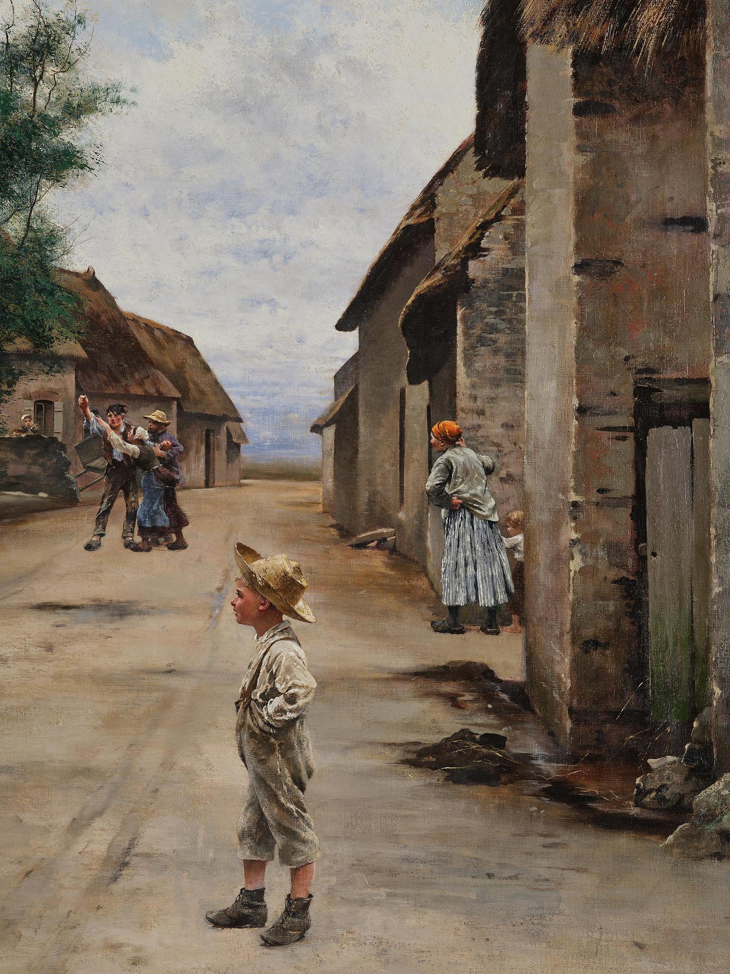 August Hagborg, Fransk bygata.