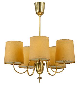 TAKLAMPA, femarmad. Paavo Tynell. Höjd 85 cm.