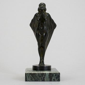 MAX LE VERRIER, skulptur, brons, märkt Le Verrier.