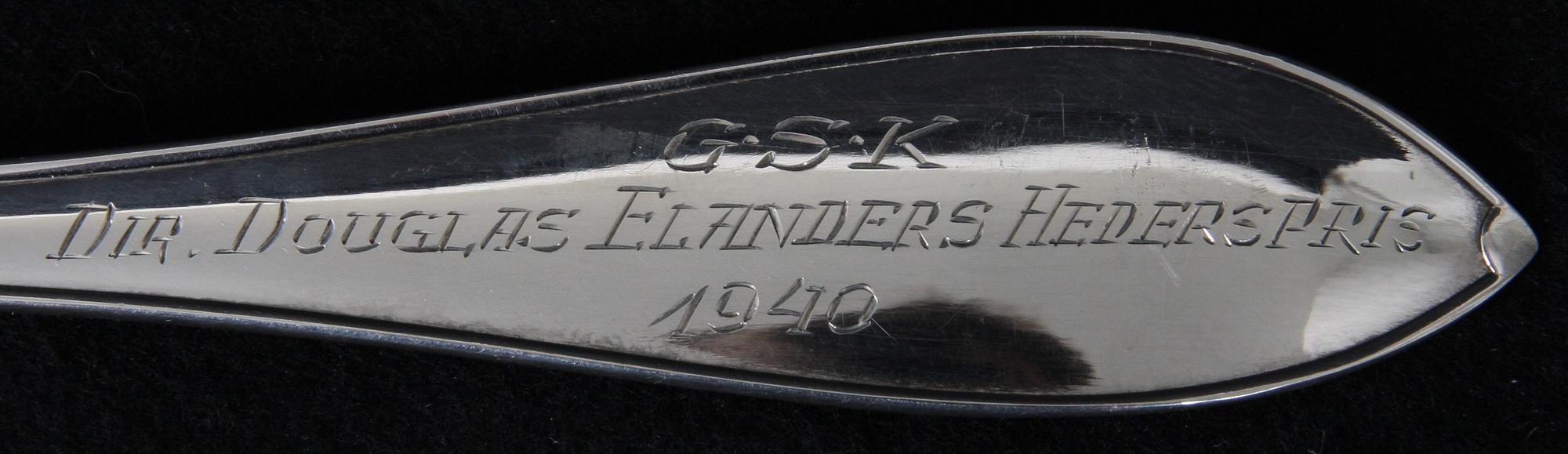 SKEDAR, 8 st, silver, "Svensk spetsig".