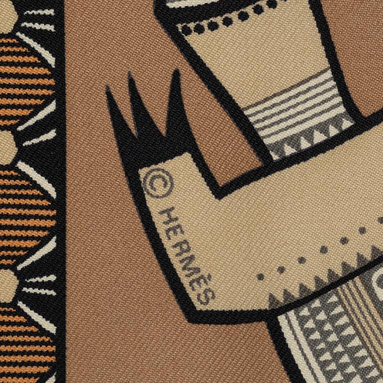 Hermès, scarf, "Vie du Fleuve".