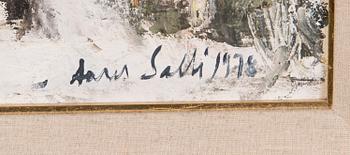 Aares Salli, öljy kankaalle, signeerattu ja päivätty 1978.