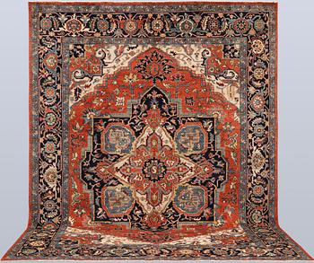 A carpet, Ziegler design, approx. 360 x 270 cm.