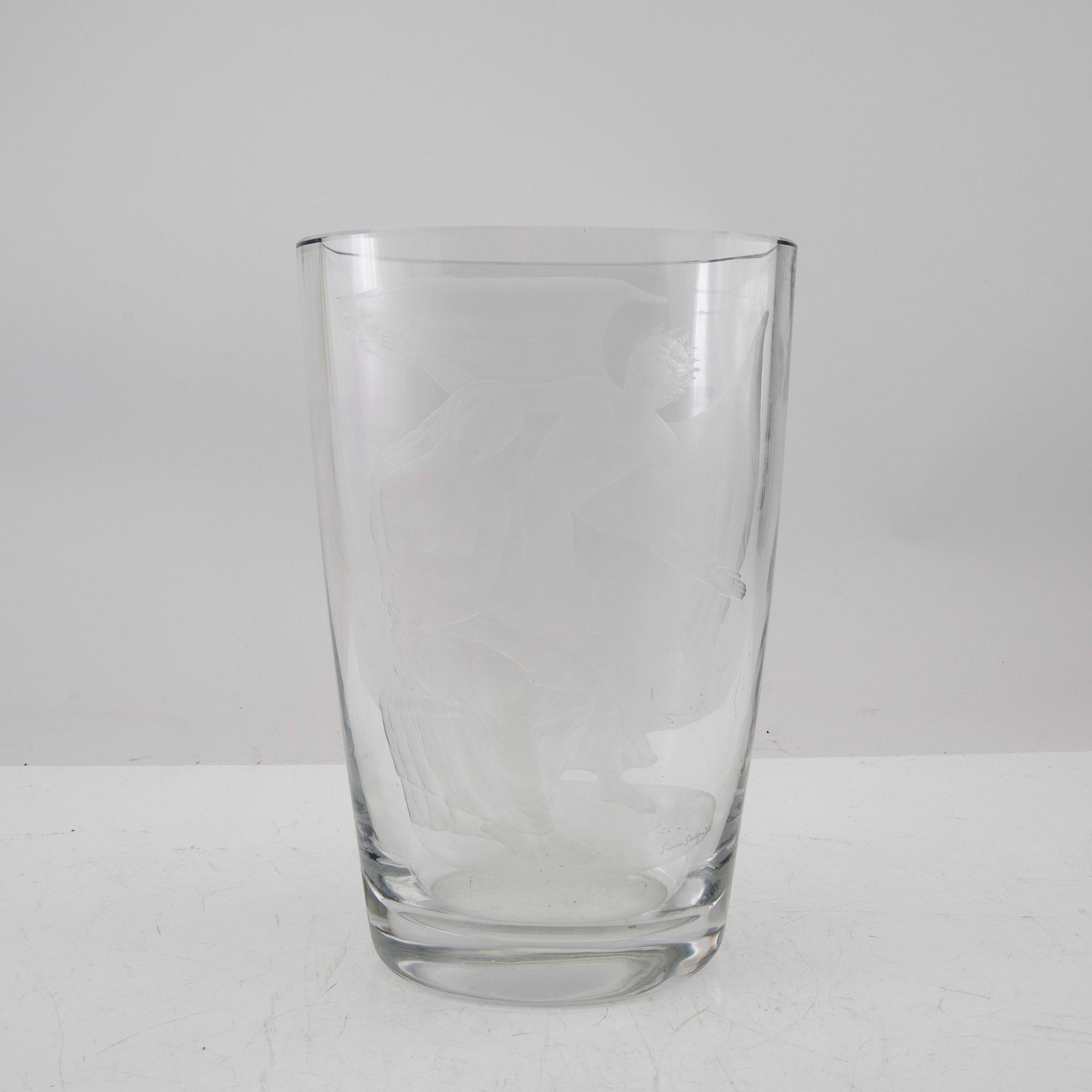 Simon Gate, vase signed Orrefors.