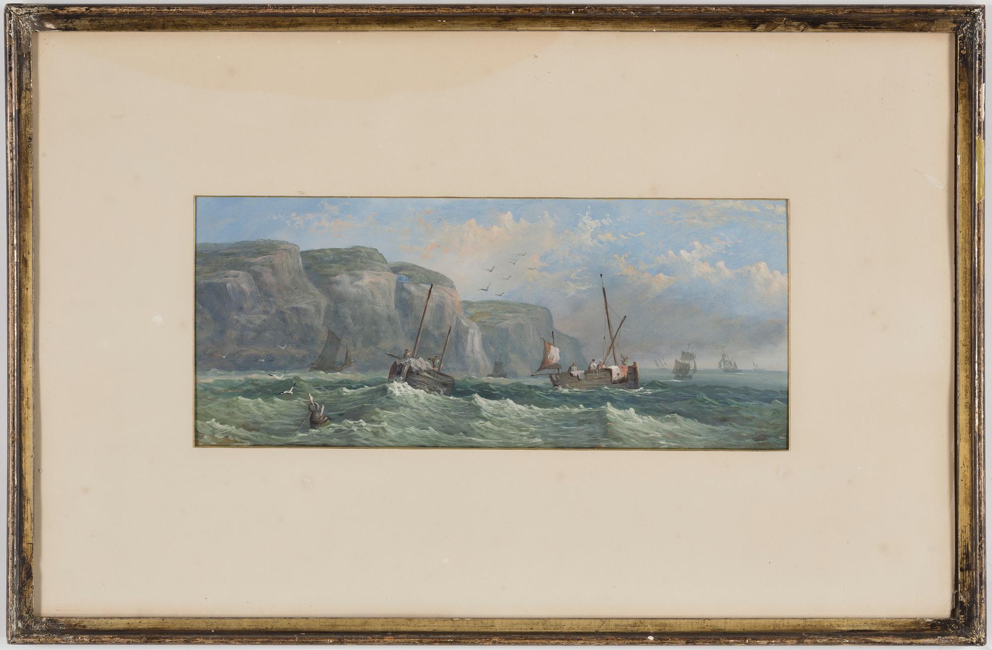 UNKNOWN ARTIST, gouache, unsigned.