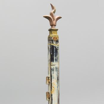 SMIDESGALLER, troligen till balkong eller terrass, 8 delar, omkring 1900.