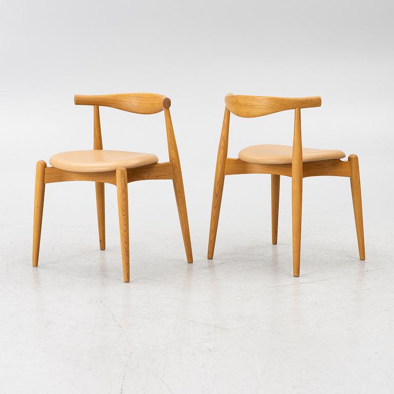 Hans J. Wegner, four chairs, CH20, Carl Hansen & Søn, Denmark.