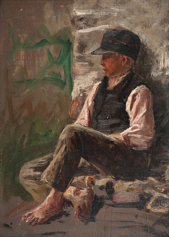 Berndt Lindholm, SITTANDE POJKE.
