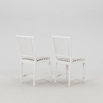 Chairs, 6 pieces "Leksand," late 20th century.