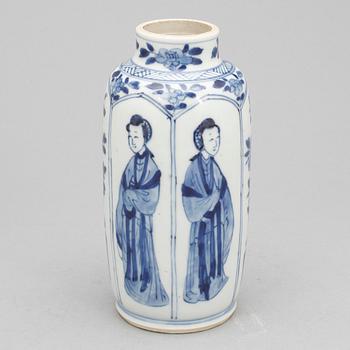 VAS, porslin, Qing dynastin (1644-1911).