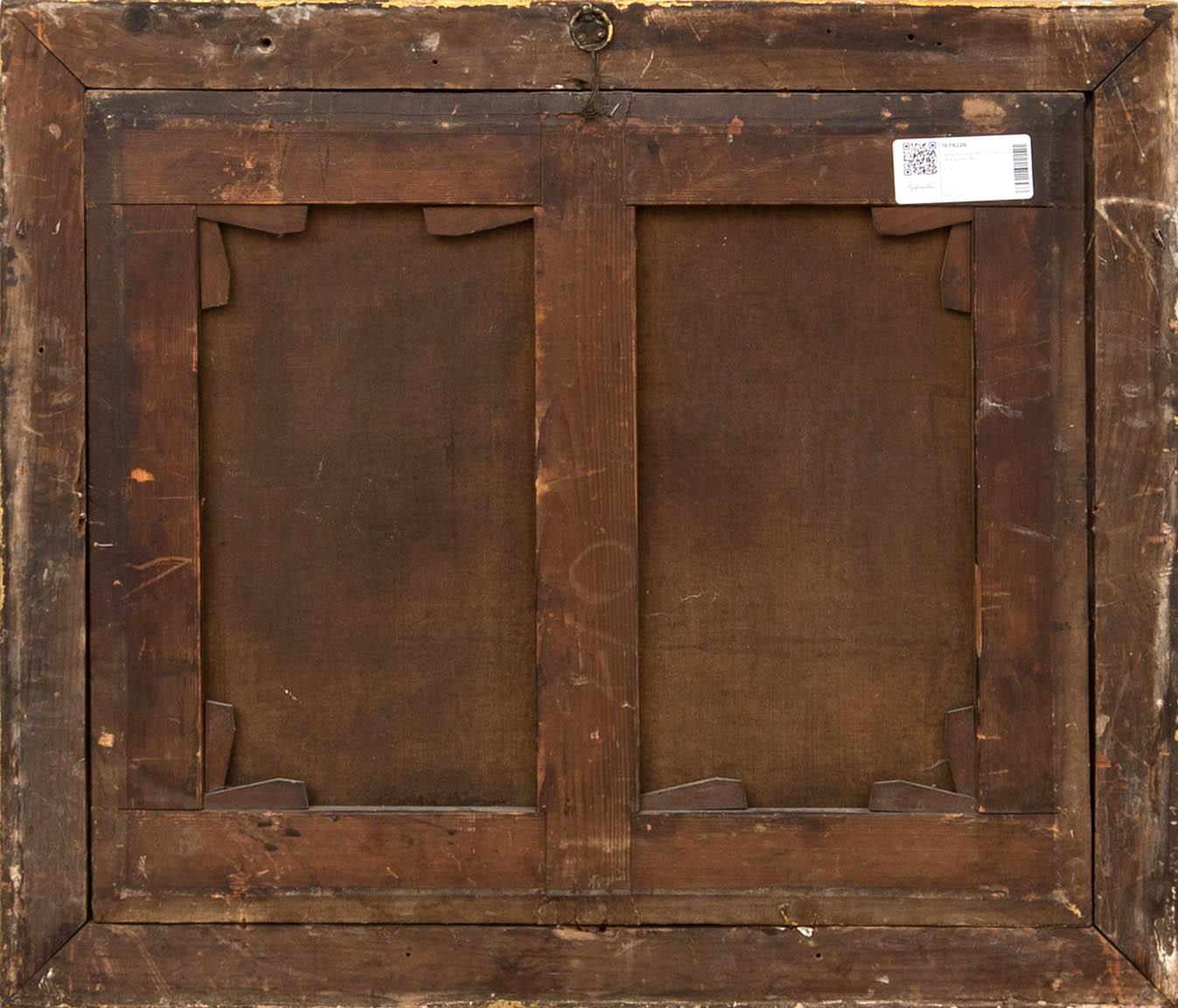 Okänd konstnär 1800-tal, Rastande sällskap med djur.