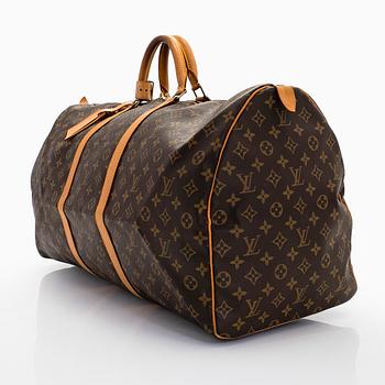 Louis Vuitton, a Monogram Canvas "Keepall 60" weekend bag.