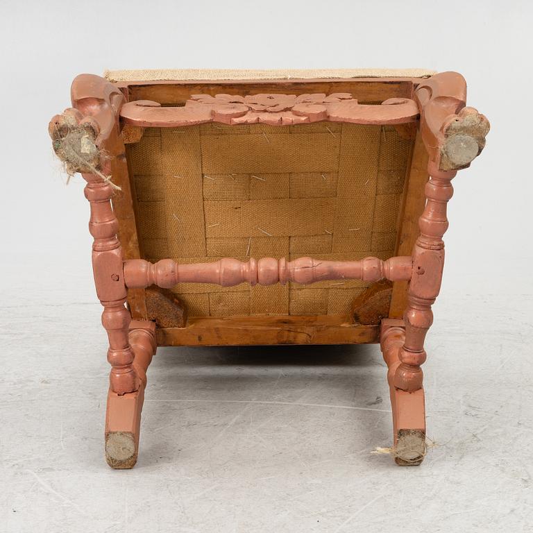 A set of four Baroque chairs,  Sweden, circa 1700.