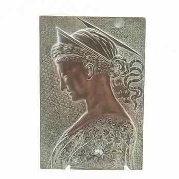 Relief, brons, Sankt Cecilia, 1900-tal.