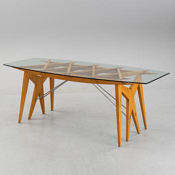 A dining table, Italy 1980-90s.