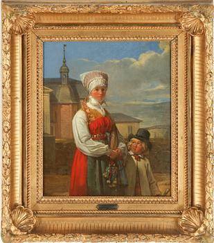 JOHAN GUSTAF SANDBERG, olja på duk, signerad och daterad 18?.