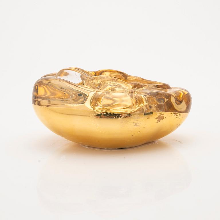 Åsa Jungnelius, Ljuslykta, "Snippa Gold", Limited edition, Kosta Boda, 2000-tal.