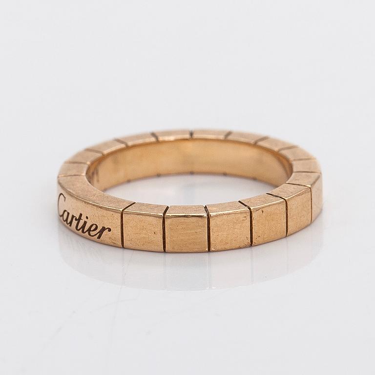 Cartier, sormus, Lanieres, 18K ruusukultaa,