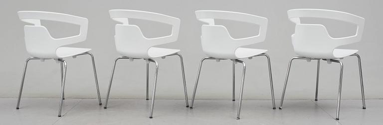 KARMSTOLAR, 4 st, "Segesta", Alfredo Häberli, Alias Design, formgiven 2002.