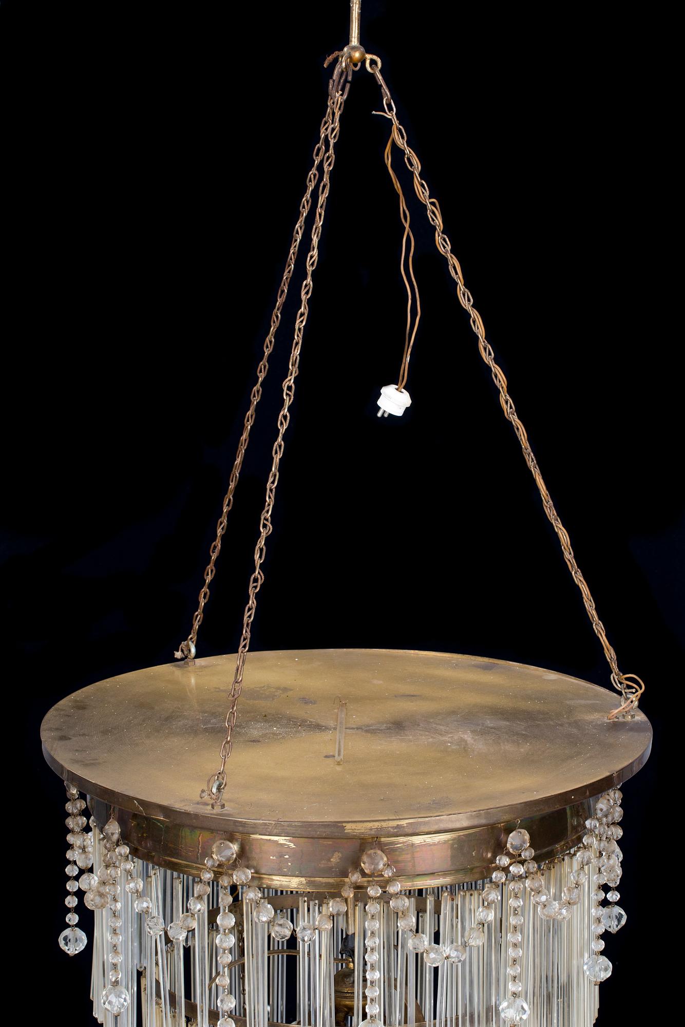 LJUSKRONA, 1900-tal. Höjd 60 cm.