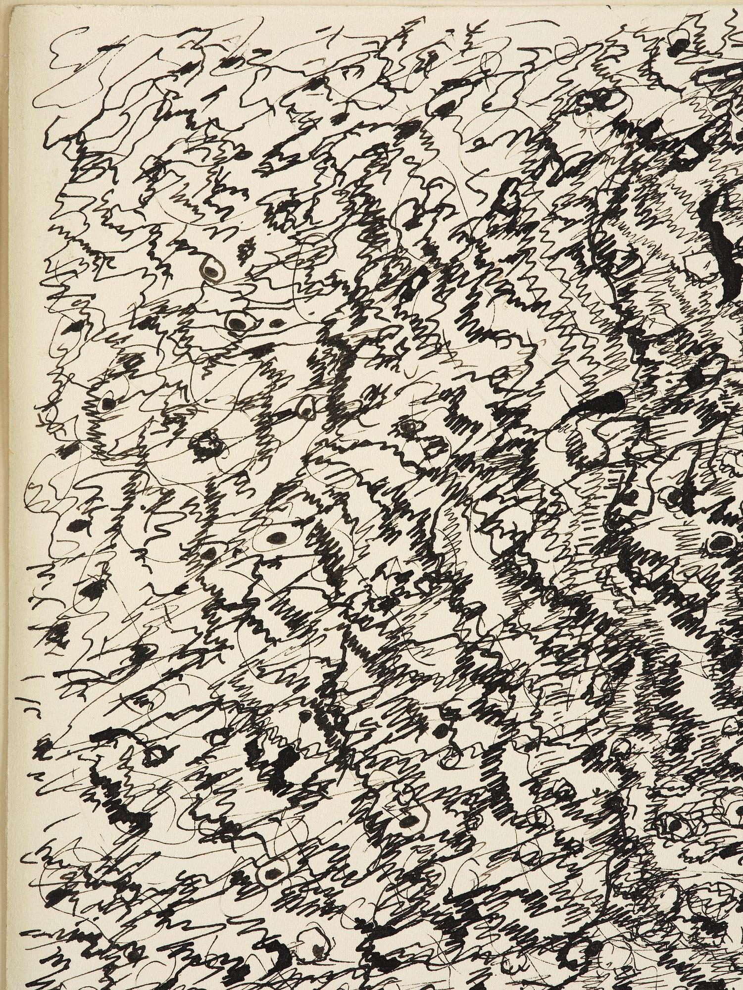Henri Michaux, "Dessin mescalinien".