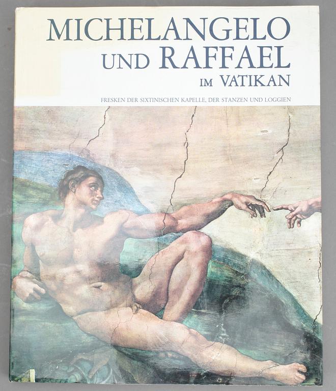 PARTI KONSTBÖCKER, 20 stycken. Svensk och internationell konst.