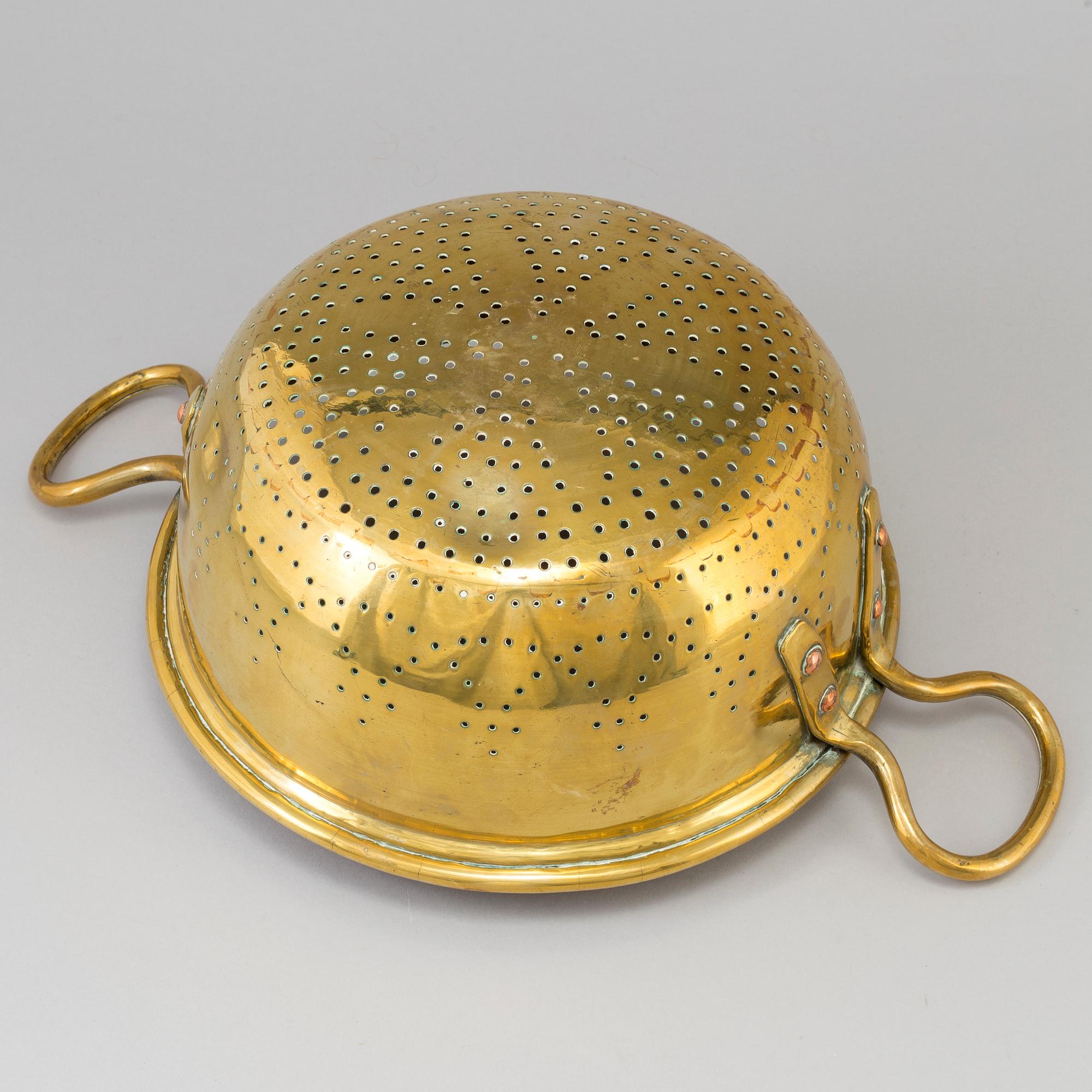 DURKSLAG, mässing, 1700-/1800-tal.