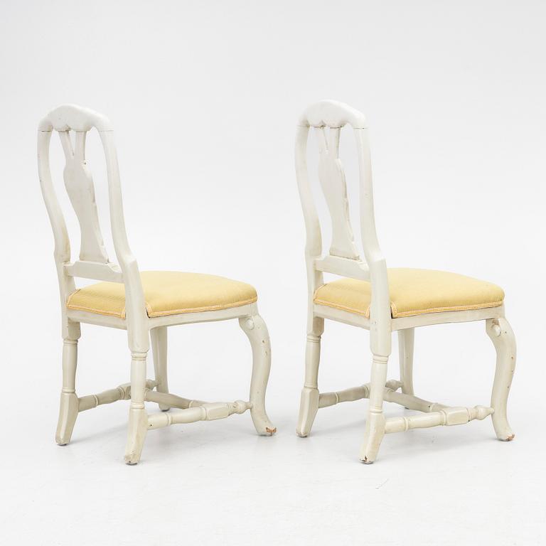 Chairs, a pair, Baroque, 18th century.