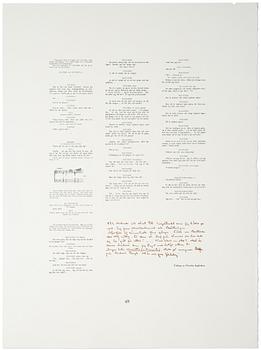 Lena Cronqvist, Untitled, from the portfolio: “August Strindberg, A Dream Play”.