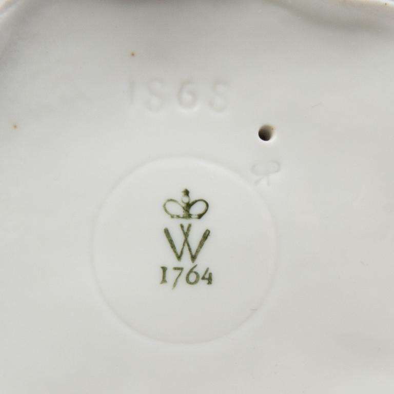 Figurines 3 pcs including Wallendorf Germany mid-20th century porcelain.