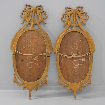 Speglar, ett par, Louis XVI, 1700-talets senare del.