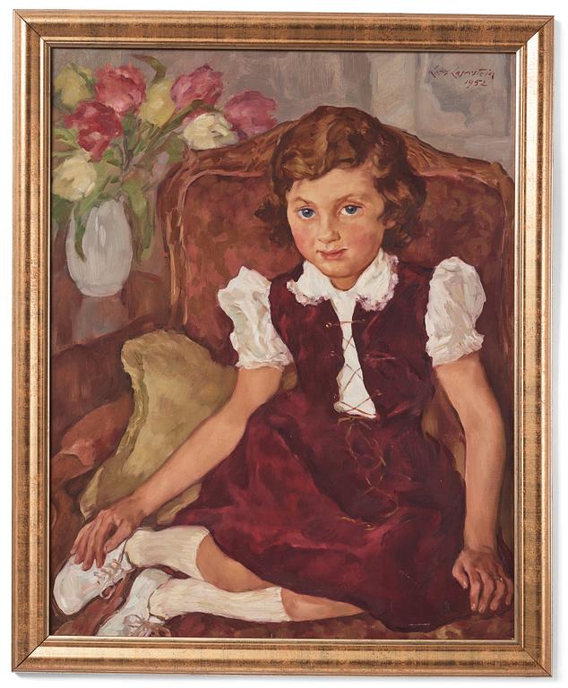 Lotte Laserstein, Seated girl.