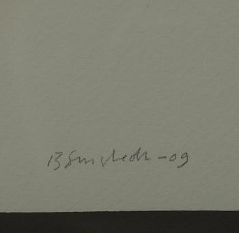 JUHANA BLOMSTEDT, serigrafi, numr. 6/100, sign. och dat -09.