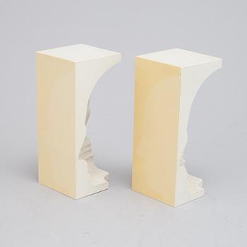 Sivert Lindblom, sculpture, 2 parts, plastic, stamped 1968.