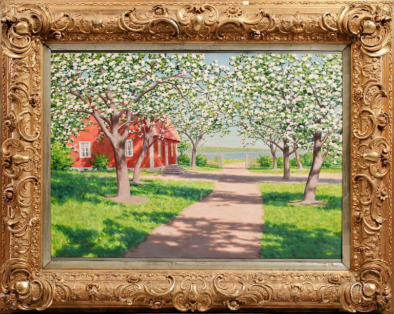 JOHAN KROUTHÉN, olja på duk, signerad och daterad 1932.