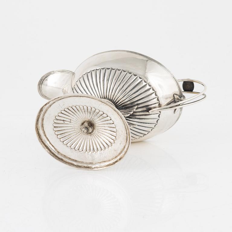 A Swedish Silver Empire Creamer, mark of Johan Petter Grönvall, Stockholm 1817.
