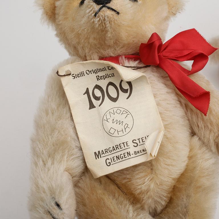 NALLAR, 4 st, Steiff, 1900-tal.