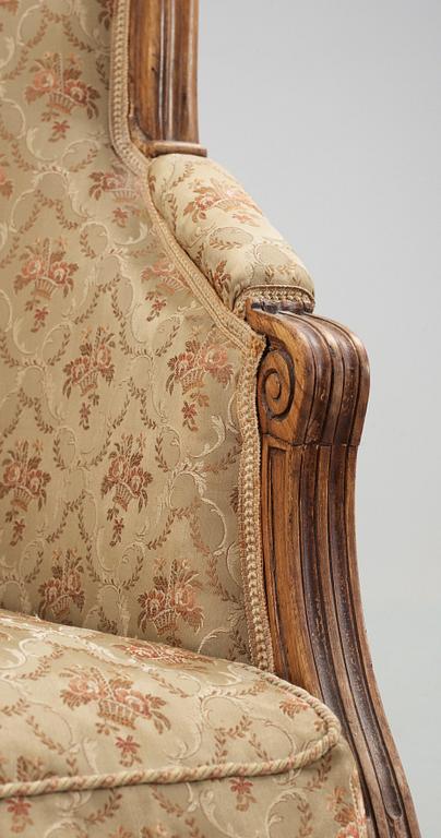 A Gustavian late 18th century bergere.