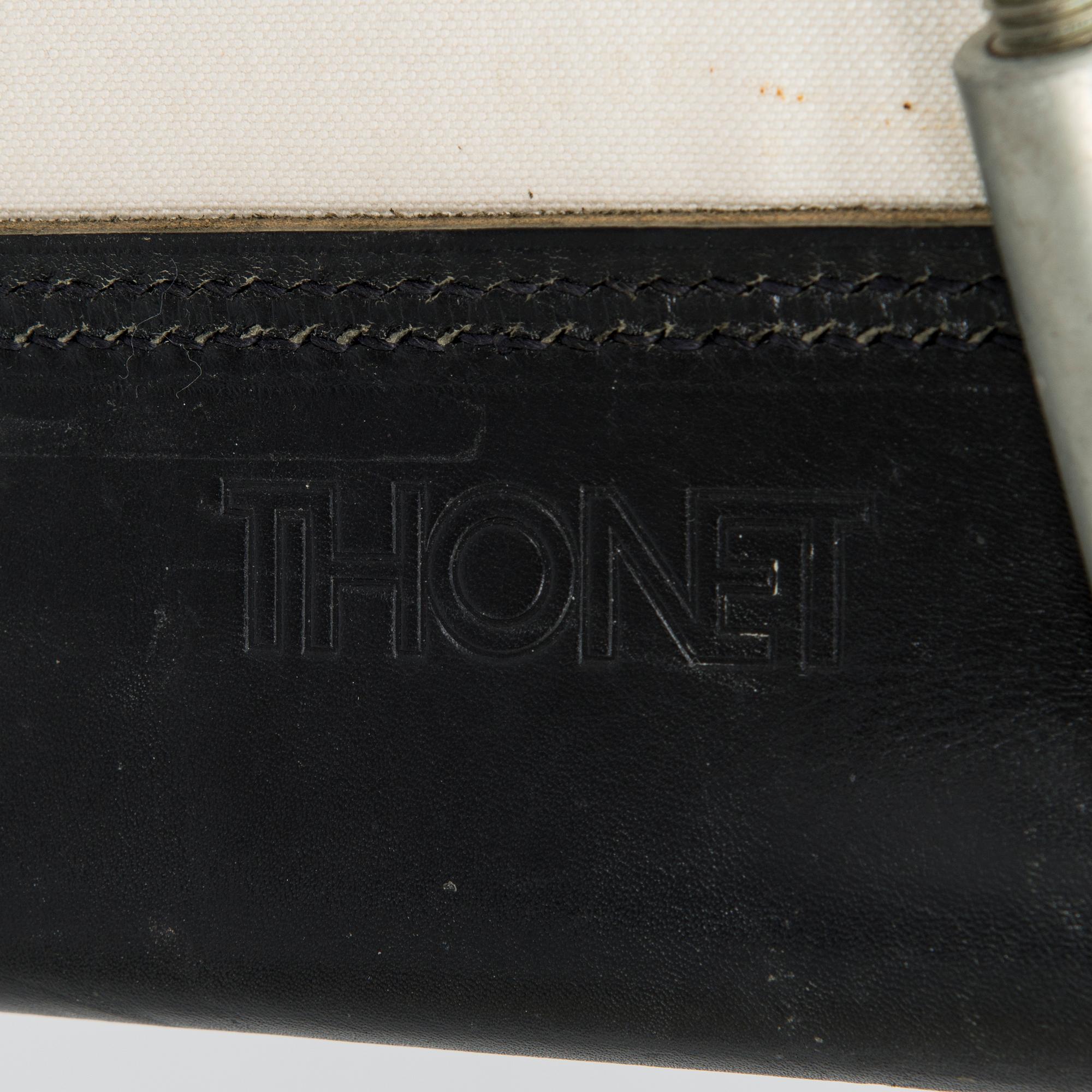 LUDWIG MIES VAN DER ROHE, a set of 1970-1980's 4+2, 'MR10' chairs for Thonet.