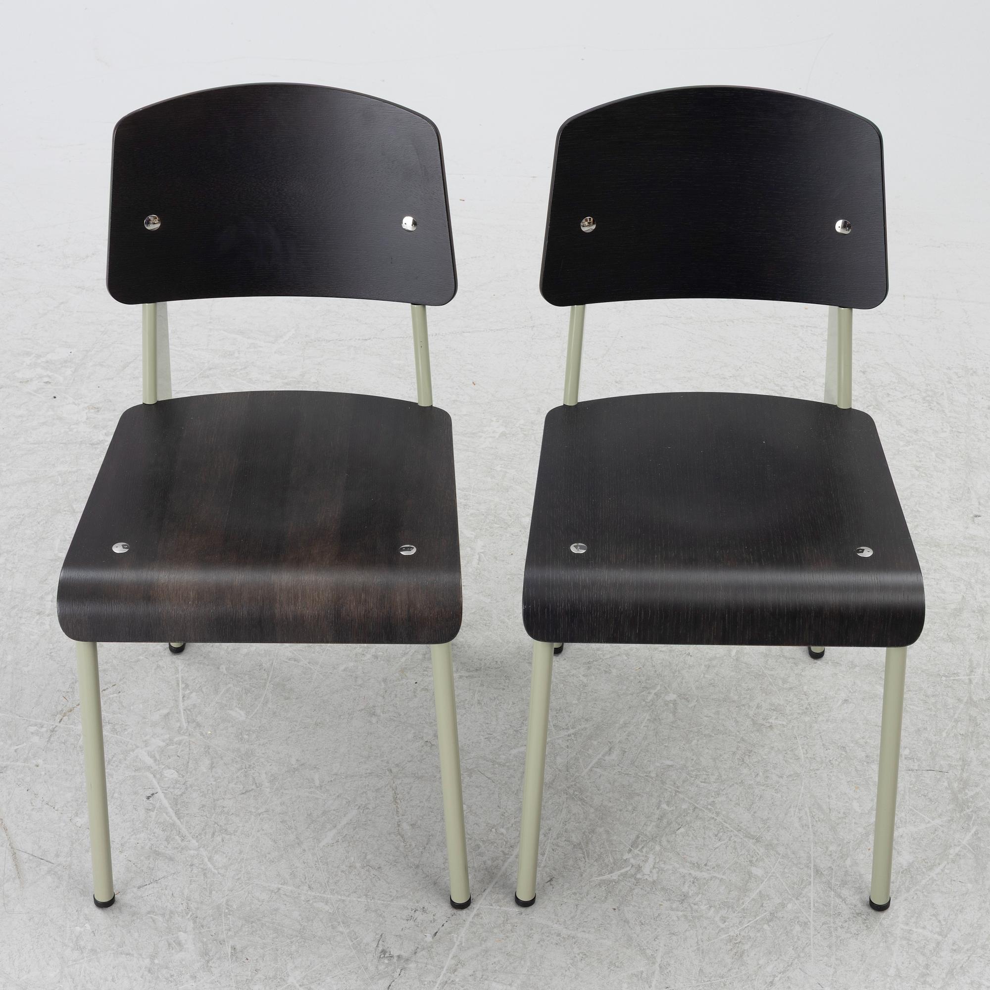 Jean Prouvé, Stolar, 7 st, "Standard", Vitra, 2023.