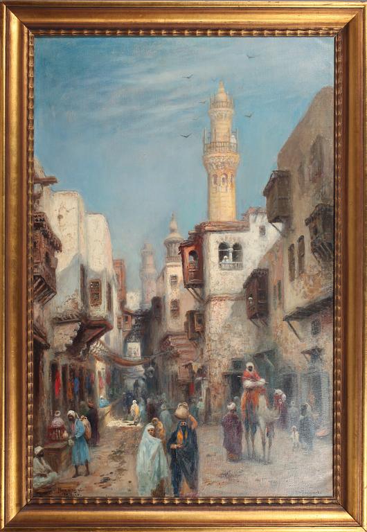 FRANS WILHELM ODELMARK, olja på duk, signard.