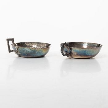 Silver, 15 pieces, 19th-20th century.