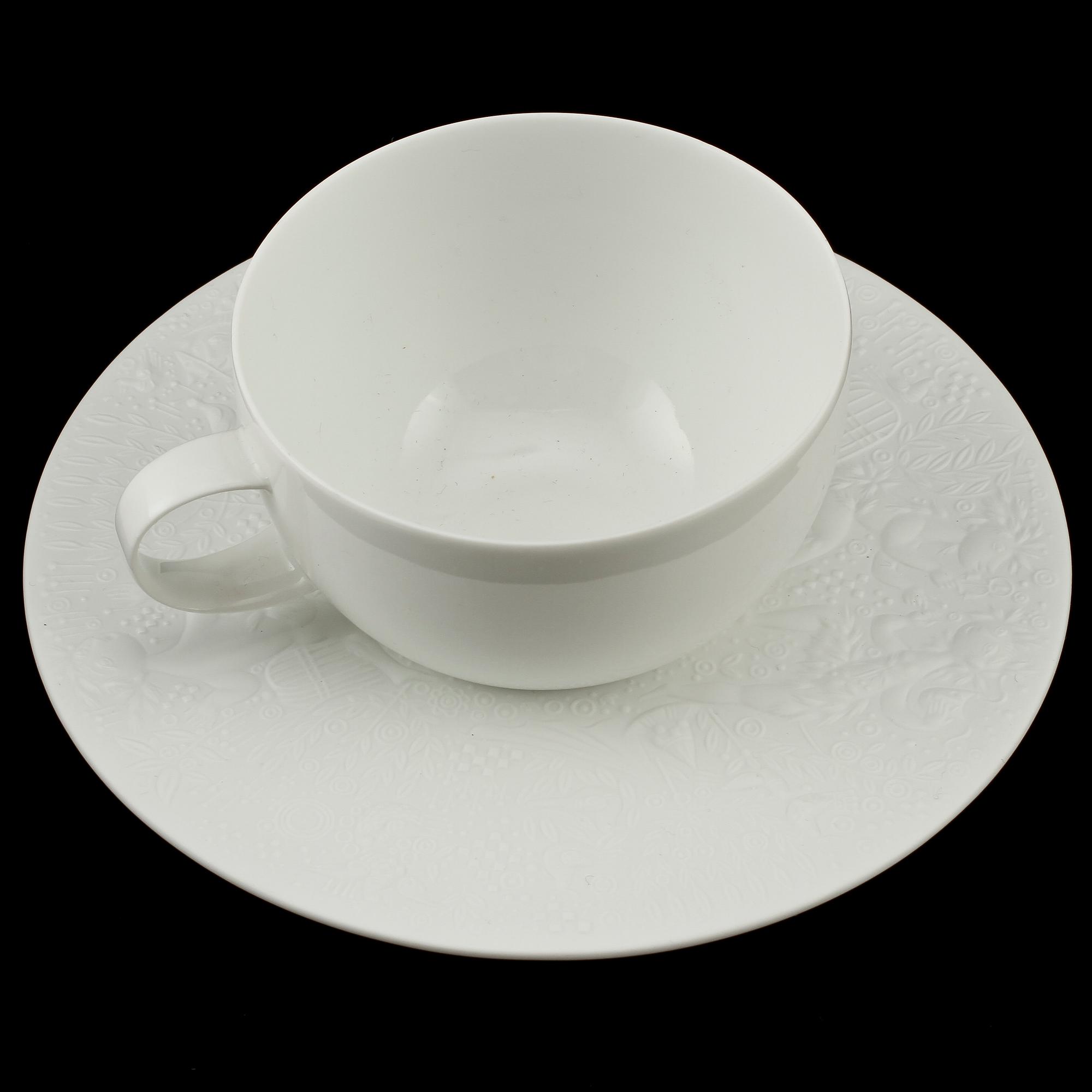 TESERVISDELAR, 12 delar, porslin, "Die Zauberflöte", Björn Wiinblad, Studio Line, Rosenthal, 1900-tal.
