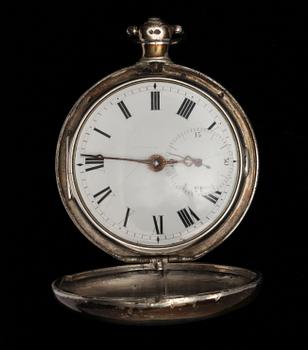 FICKUR, silver. England, 1800-tal.